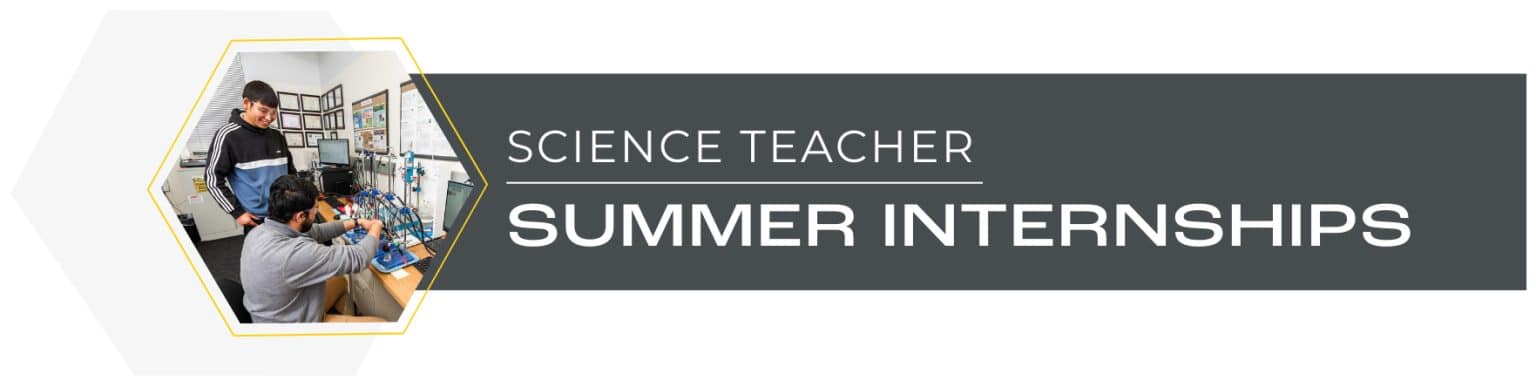 NIMA High School Science Teacher Summer Internships